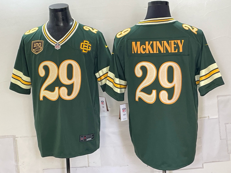 Men Green Bay Packers #29 Xavier McKinney Rivalries Nike 2026 NFL Game Jersey 0909004
